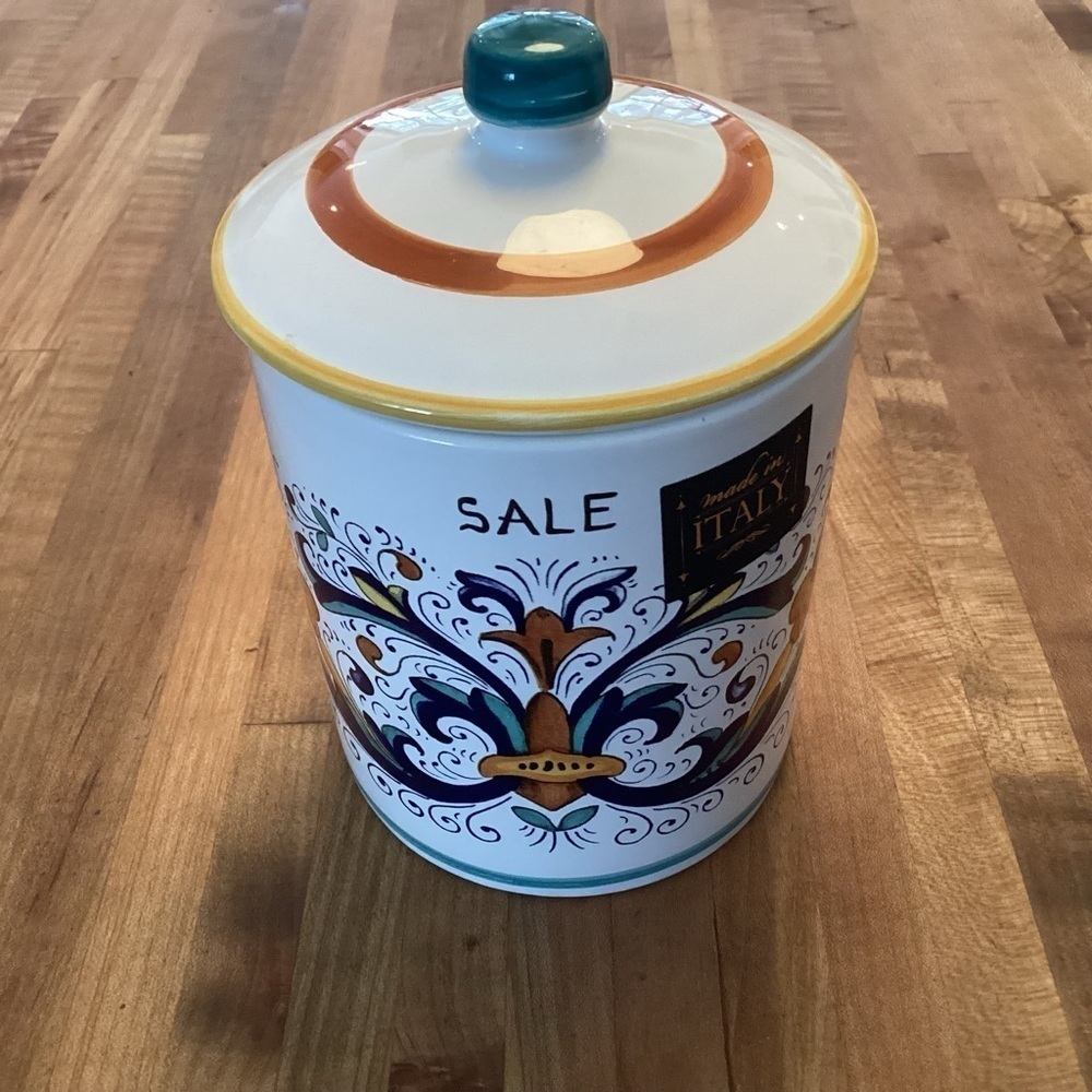 Nova Deruta Made In Italy Traditional Hand Painted 5.5”  Salt Bowl With …